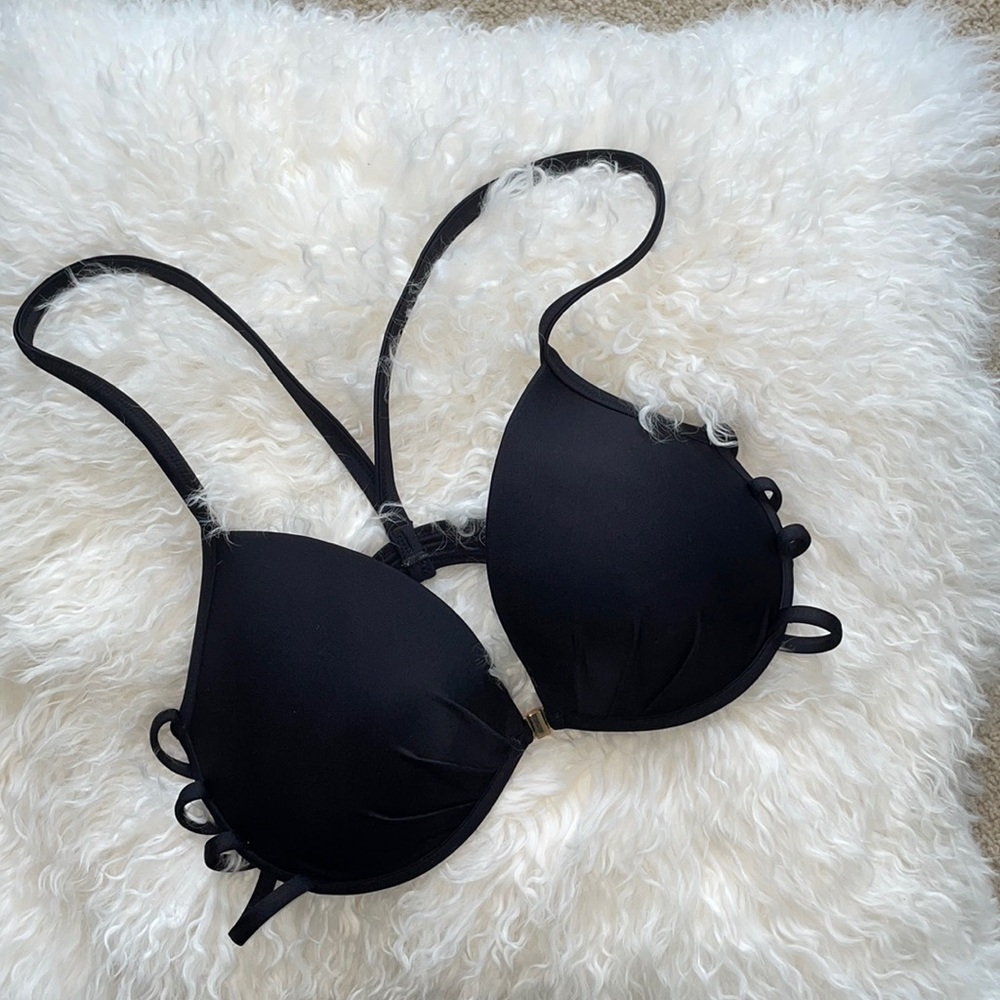 🌻VS • Black Strappy Bathing Suit Top🌻